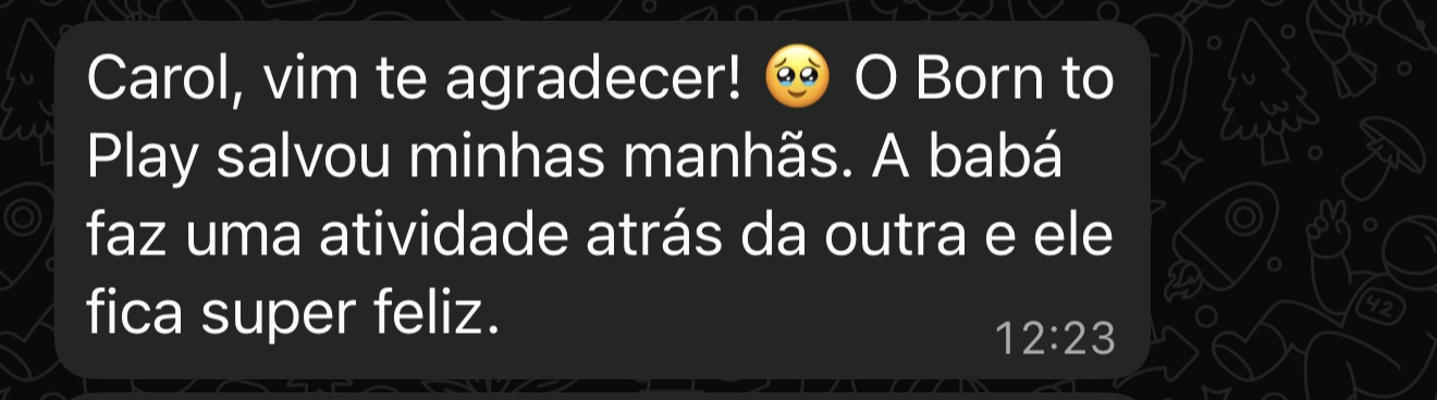 Depoimento de mãe 2